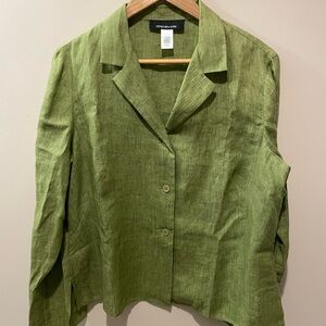 Jones New York 100% Linen’s Blazer(1505)